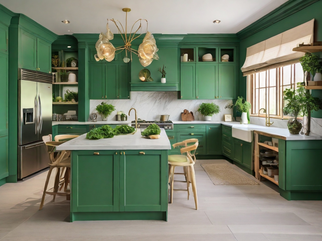 Green Kitchen Cabinet Ideas