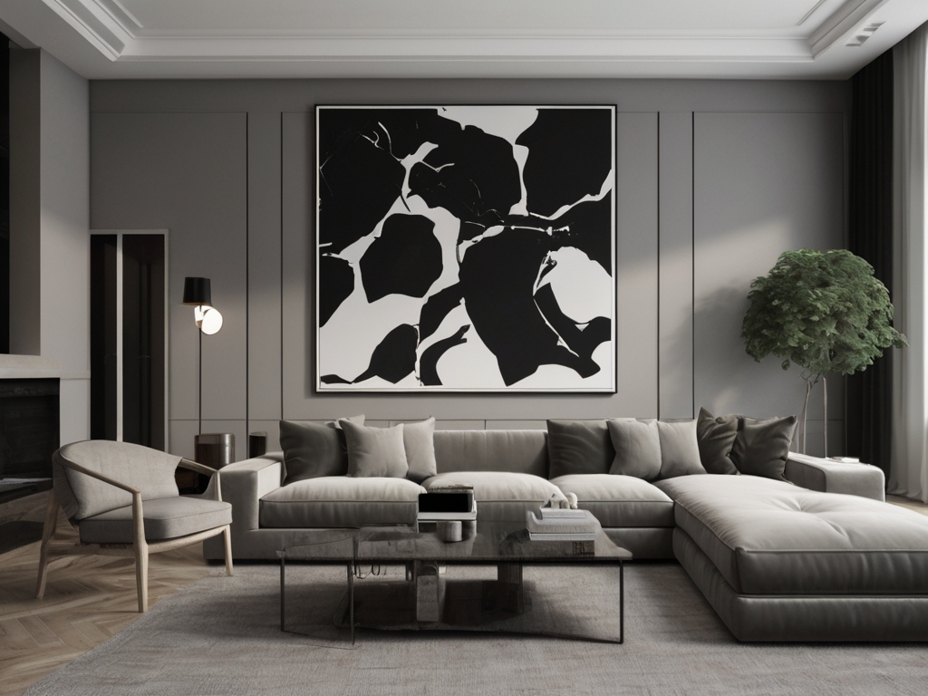 monochromatic living room ideas